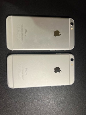 iPhone 6 caps like new, set of 2 with spare parts