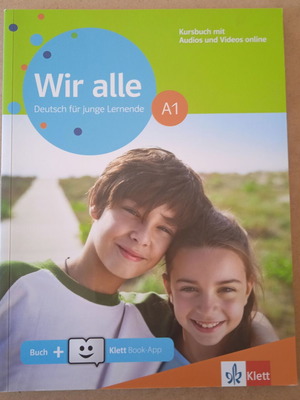 Wir Alle A1 Kursbuch & Übungsbuch like new, 2 student books