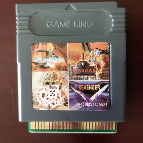 TimeTop GameKing cartridge with 4 action games new