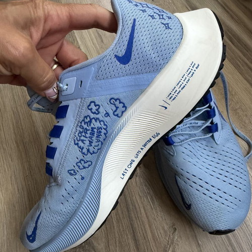 Nike Air Zoom Pegasus 38 running shoes like new, size 41, blue