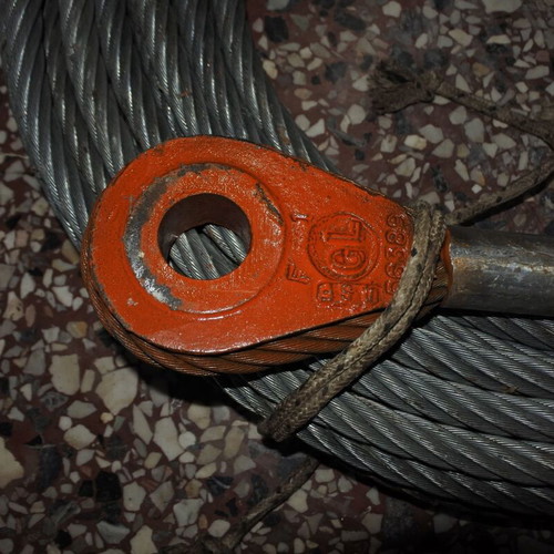 Steel wire rope 16mm x 30 m used, rust-free