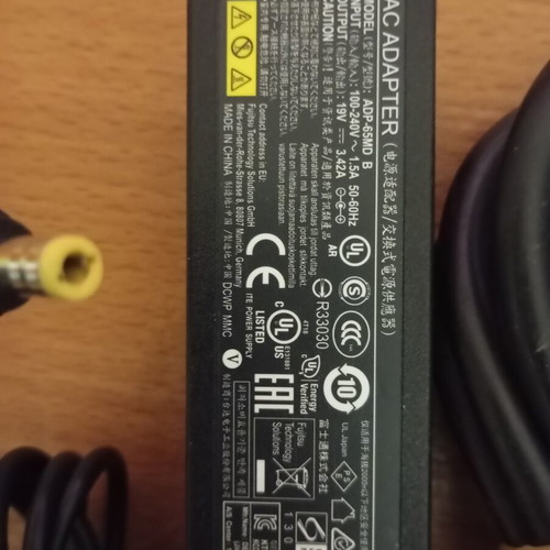 Fujitsu laptop charger original
