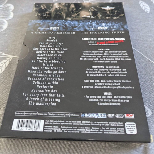 Evergrey A Night to Remember DVD like new, metal