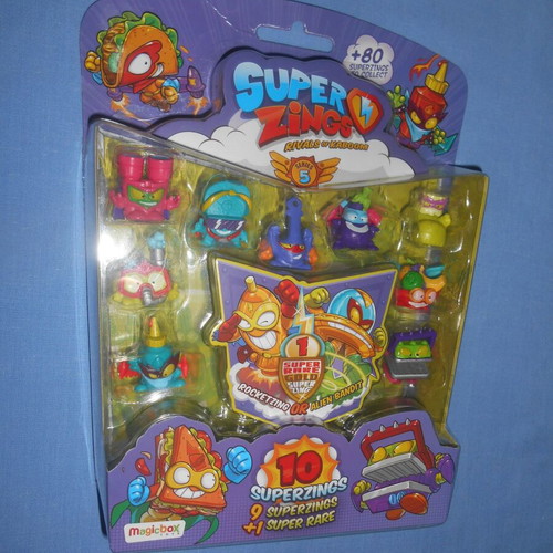 Super Zings Rivals of Kaboom Series 5 new, 9 Super Zings + 1 Super Rare