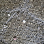 Decorative wall net with shells like new