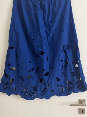 H&M Blue Skirt Like New Size L 40 12