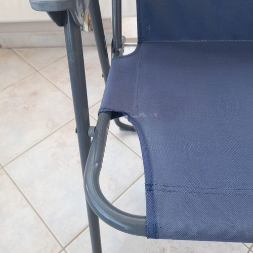 Beach chair like new, height 75cm, width 53cm
