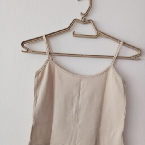 Beige Crop Top with "TARGET" Print like new