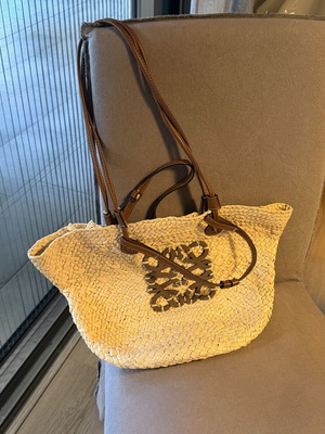 Summer bag like new, beige hand-held 44cm x 34cm