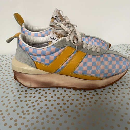 Lanvin sneakers used, size 37, colorful