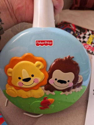 Fisher-Price hanging crib toy used with music