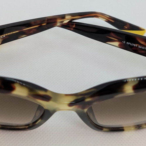 Furla Women's Sunglasses Brown Tortoise Shell Acetate Frame New