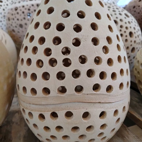 Handmade ceramic lamp 30 centimeters, new