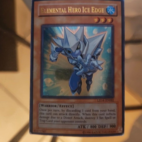 Yu-Gi-Oh! Elemental HERO Ice Edge card used