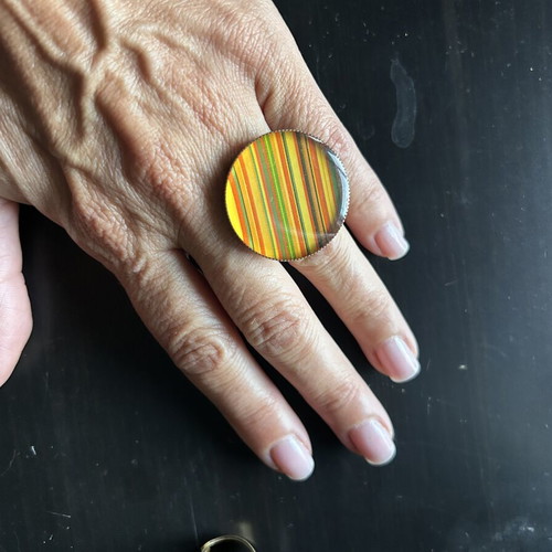 Ring collection like new, set of 6 different rings