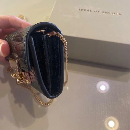 iDeal Of Sweden Mini Bag Black Croco New with Box
