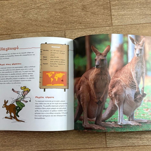 Children's book The animals of the zoo new