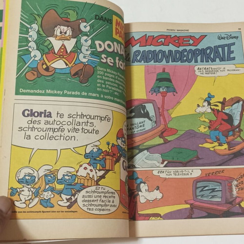Disney Picsou Magazine No 134 French Comics Mickey 1983