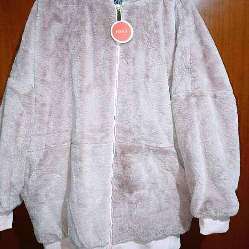Doca fur jacket new pink