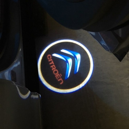 Citroën LED Door Logo Projector and Illuminated 12V Sign New