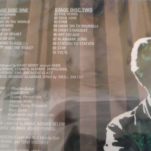 David Bowie Stage double CD sealed, rock