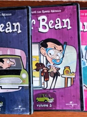 Κινούμενα συλλεκτικά DVD Mr Bean σαν καινούργιο, πακέτο