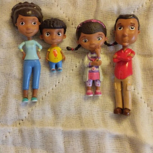Disney Doc McStuffins Family Dolls used