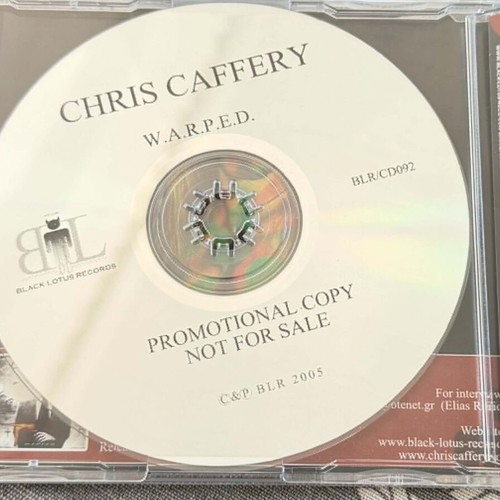 Chris Caffery W.A.R.P.E.D. promo CD used, metal
