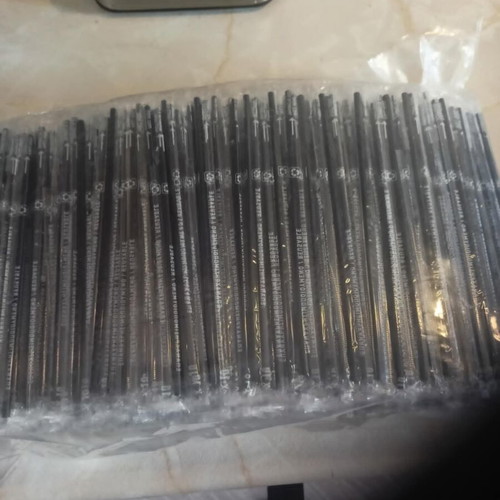Freddo straws pack of 1000, sealed, black