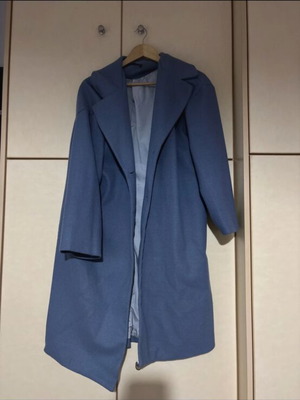 Coat Shein blue like new, sizes M and L