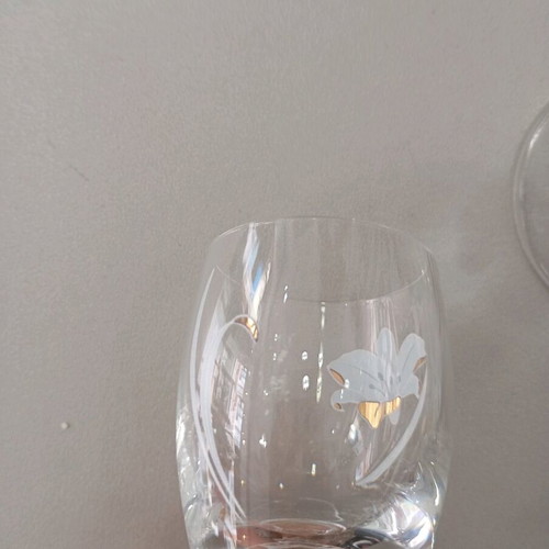 Set of 6 liqueur glasses used with Bohemia Crystal design