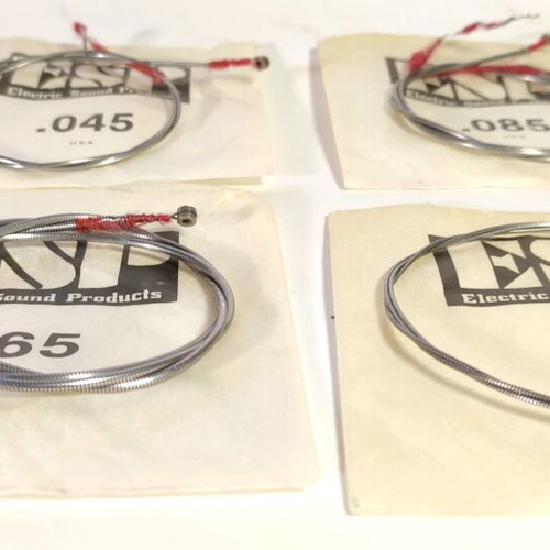 ESP bass strings used, pack with .045 .065 .085 .105 gauges