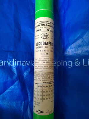 Vintage French Alcoholmeter Dujardin-Salleron Série 174 like new with original case