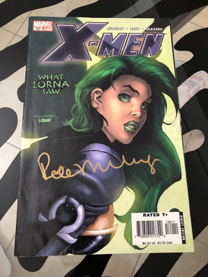 X-Men 180 used, signed by Milligan, Marvel Comics 2006
