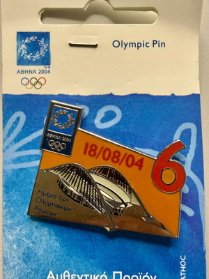 Olympic Pin Athens 2004 Day 6 Limited Edition new