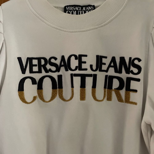 Versace Jeans Couture sweatshirt with puffed sleeves, like new, XS