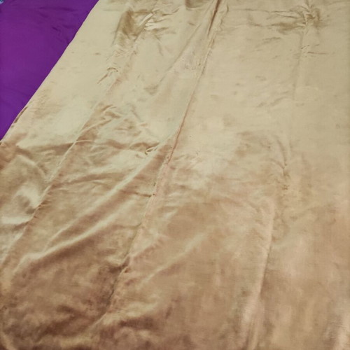 Velvet curtains used, set of 3 pieces