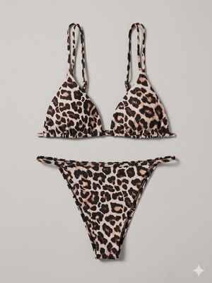 Leopard Shein swimsuit new, women's size XL