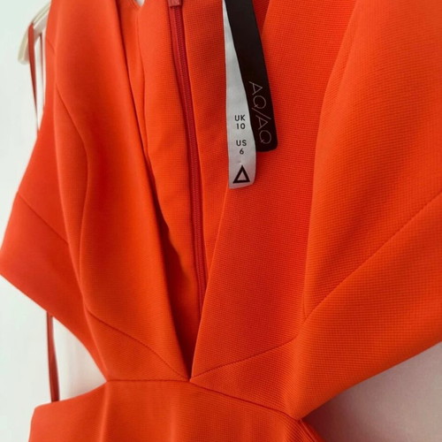 AQ/AQ Luxury Bright Orange Dress size 38