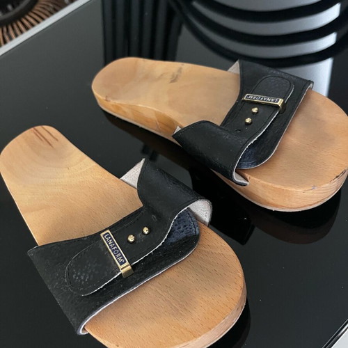 Lanaform women's clogs size 38 like new, black and gray