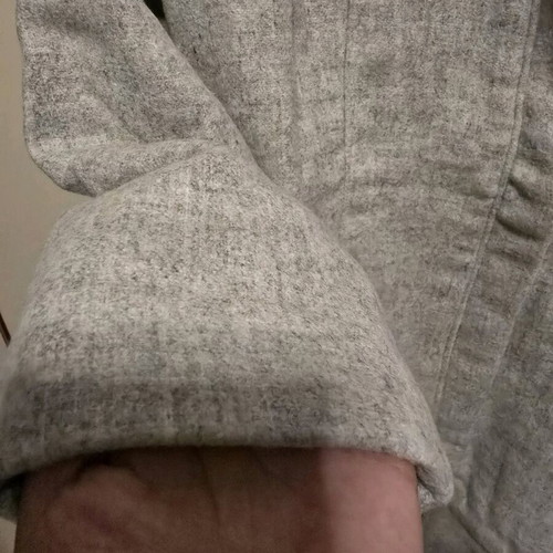 Coat new, handmade, size Medium, gray