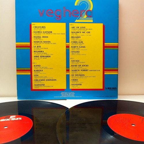 Veghera 2 double vinyl LP like new, 1984 Italo-Disco compilation