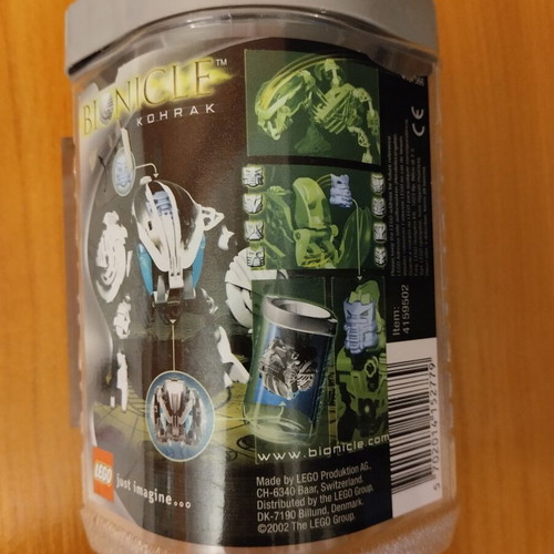 Lego Bionicle Kohrak 8565 2002 empty box used