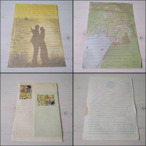 Vintage stationery collection pack used