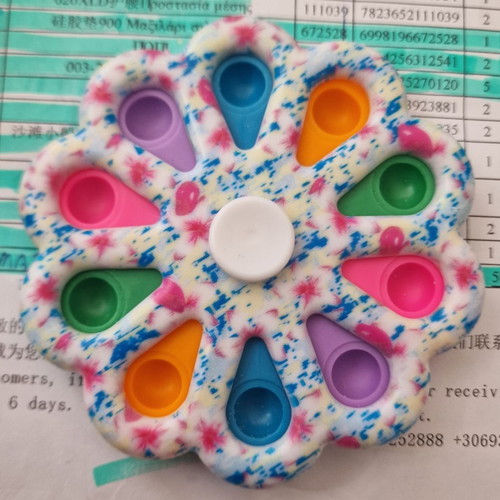 Fidget Spinner Pop It New Multicolor Stress Relief Toy