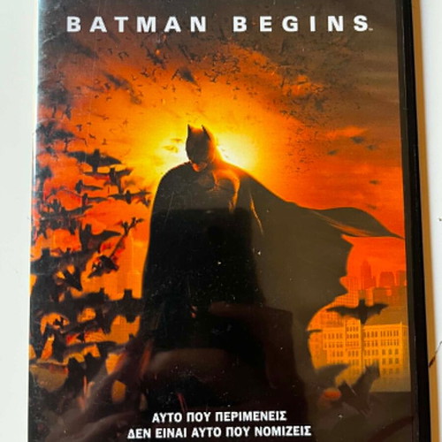 Batman Begins DVD used, adventure action sci-fi with subtitles