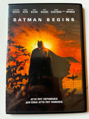 Batman Begins DVD used, adventure action sci-fi with subtitles
