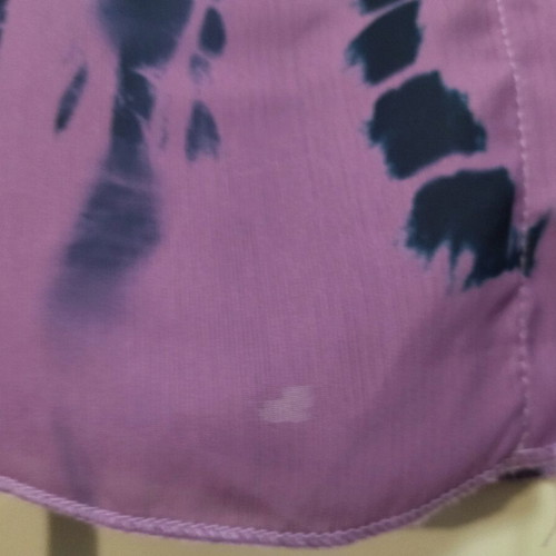 Tie dye shirt one size like new, dark blue and purple, batwing sleeve