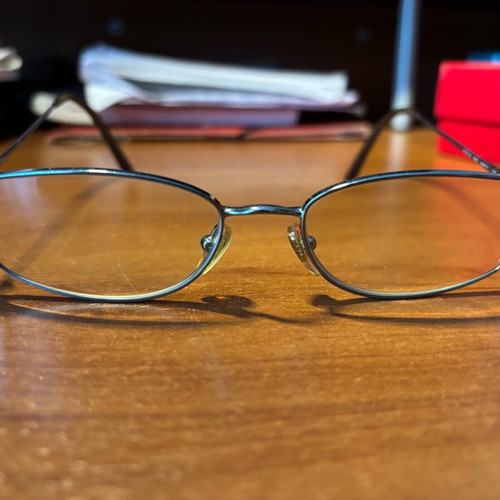 Salvatore Ferragamo Women's Eyeglasses like new, silver