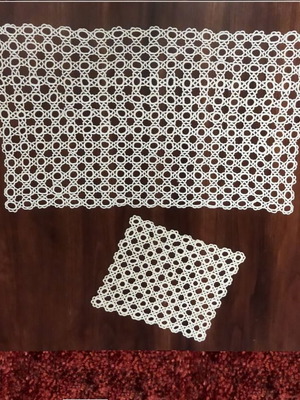 Set of two handmade doilies like new